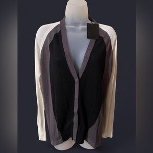 L.A.M.B Gwen Stefani color block Cardigan